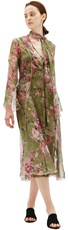 Blumarine Floral Print Midi Dress 208736